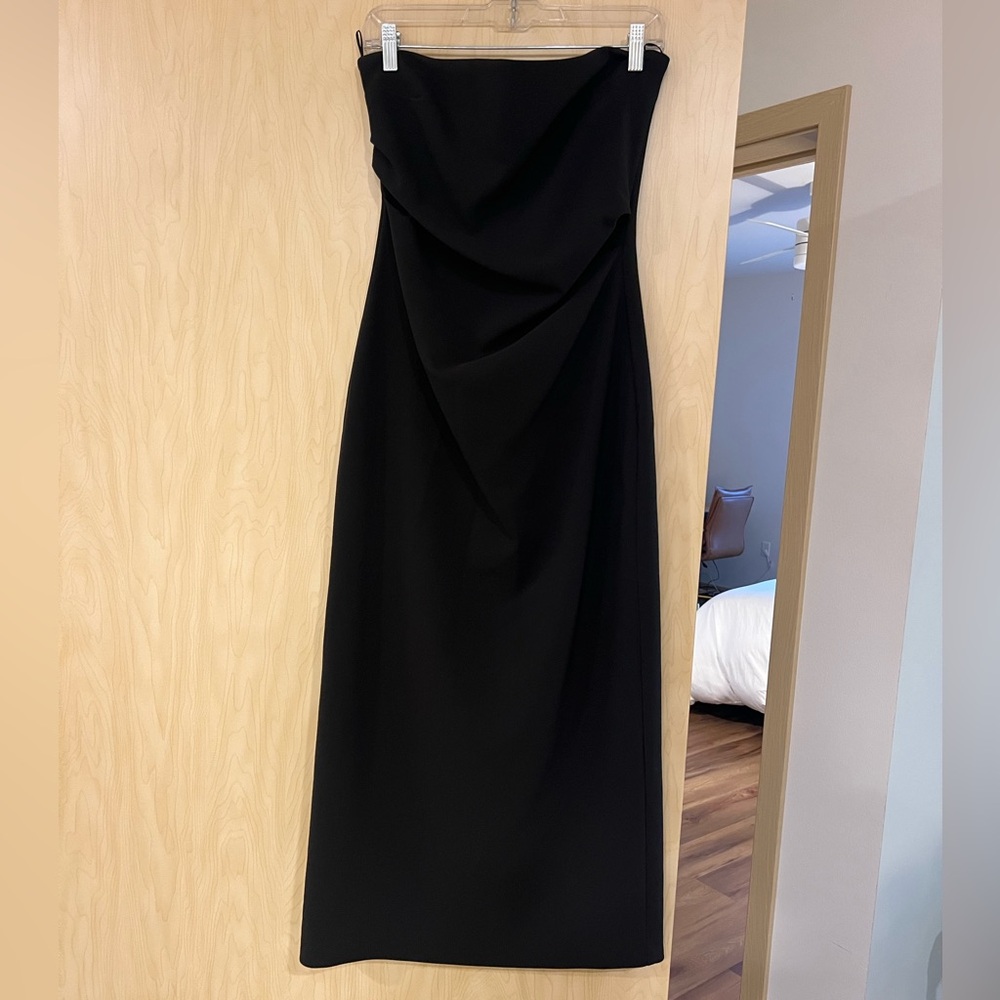 Zara Black Strapless Dress